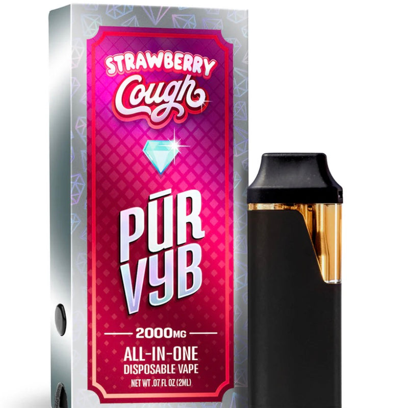 Pur Vyb - Strawberry Cough (Sativa) - 2G/2,000mg - Live Resin