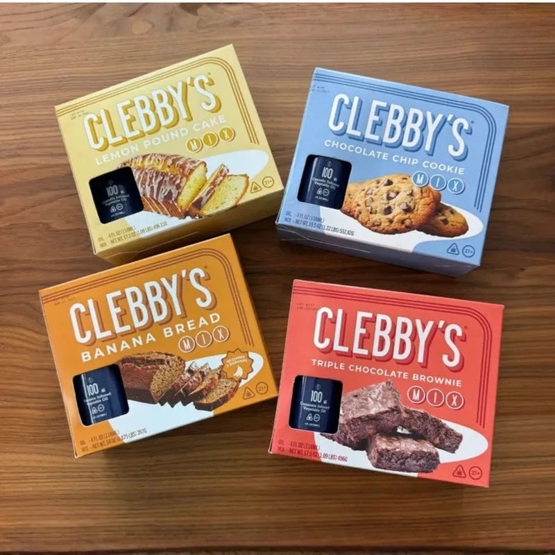 🍪🍫 CLEBBY’S THC-INFUSED BAKING MIXES — 100MG THC