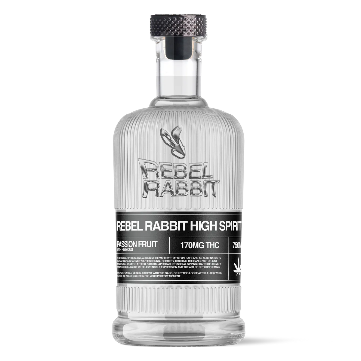 🐇 🌺🍍 Rebel Rabbit Passion Fruit & Hibiscus Cannabis Spirit — 170mg THC Per Bottle
